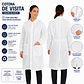 Cotona de Visita Desechable Color Blanco con Velcro – Embalaje 100 Unidades - Miniatura 2