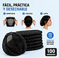 Cofia Desechable de Color Negro – Embalaje 1.000 Unidades (10 Paquetes x 100 Unidades) - Miniatura 4