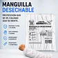 Manguilla Desechable Color Blanco – Embalaje 1.000 Unidades (10 Paquetes x 100 Unidades) - Miniatura 3