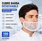 Cubre Barba Desechable Color Blanco – Embalaje 1.000 Unidades (10 Paquetes x 100 Unidades) - Miniatura 5