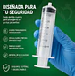 Jeringa 60ml Excéntrica Estéril Sin Aguja Jumala – Embalaje 400 Unidades (16 Paquetes x 25 Unidades) - Miniatura 3