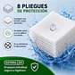 Gasa de Algodón Estéril 7,5 x 7,5 cm 8 Pliegues Jumala – Embalaje 2.000 Unidades (40 Cajas x 50 Sobres) - Miniatura 3