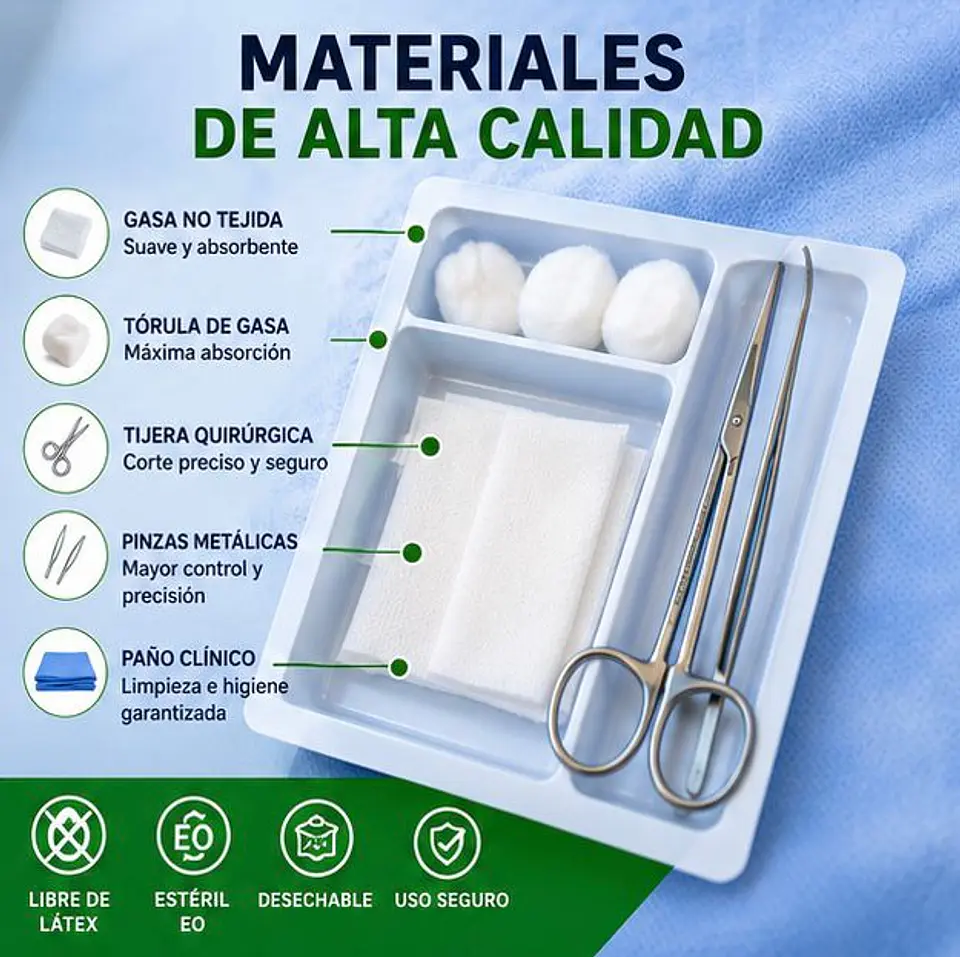 Kit de Curación de 2 Pinzas Jumala  – Embalaje 100 Kit  4