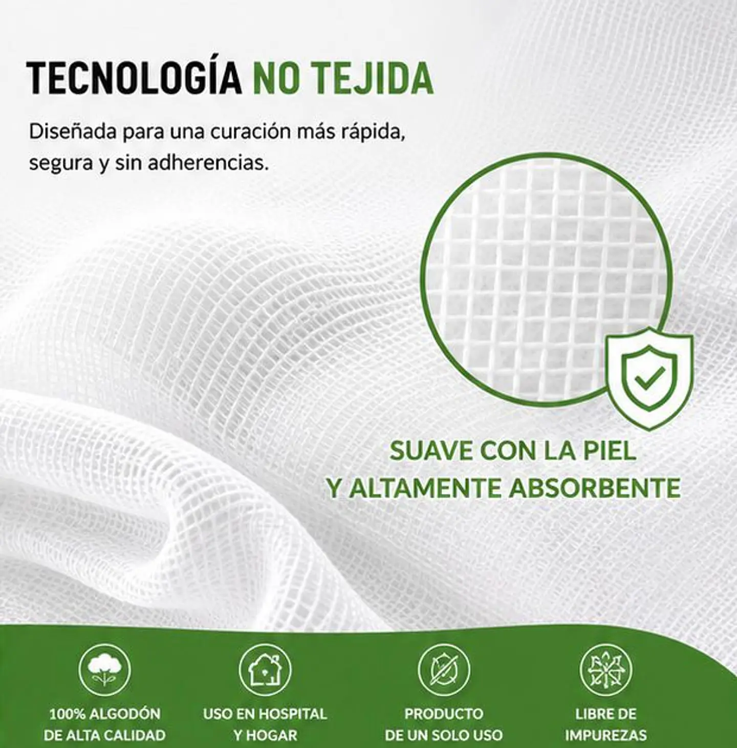 Apósito De Gasa Estéril 20x25 No Tejida Jumala – Embalaje 160 Unidades (16 Paquetes x 10 Sobres) 2