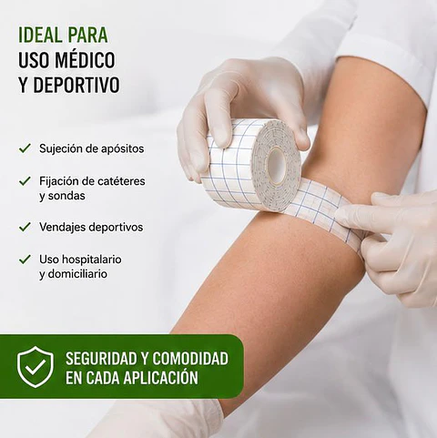 Venda Adhesiva Stretch 5cm X 10m Jumala – Embalaje 80 Unidades 
