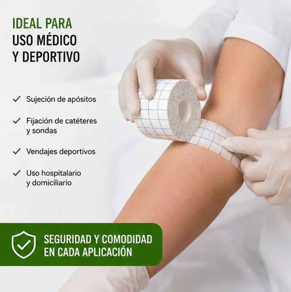Venda Adhesiva Stretch 5cm X 10m Jumala – Embalaje 80 Unidades  2