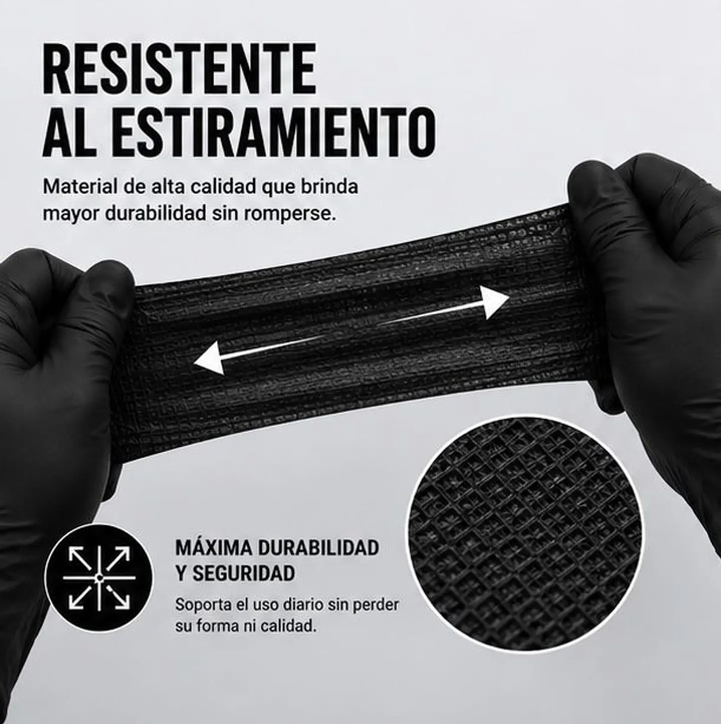 Campo Desechable Color Negro – Embalaje 500 Unidades (5 Paquetes x 100 Unidades) 4