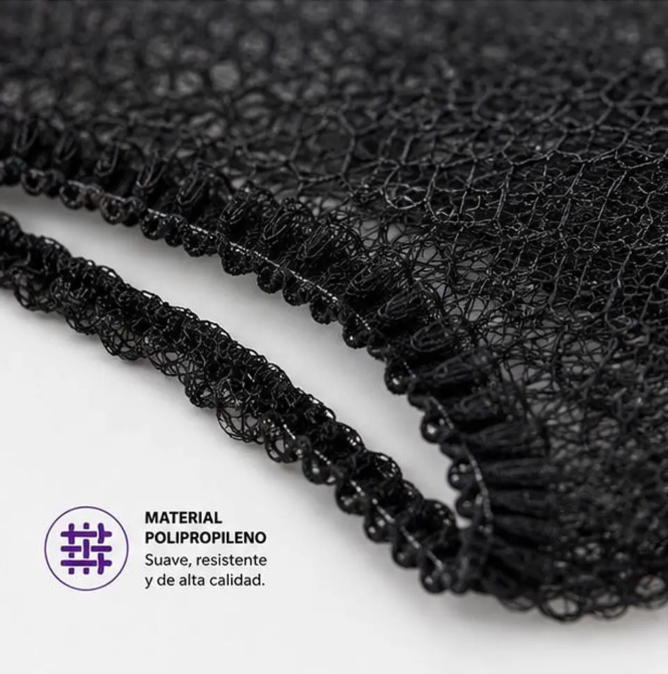 Redecilla Desechable Negra de Polipropileno – Embalaje Mayorista 1.000 Unidades (10 Paquetes x 100 Unidades) 4