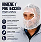 Esclavina Balaclava Desechable Color Blanca – Embalaje 1.000 Unidades (10 Paquetes x 100 Unidades) - Miniatura 2