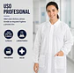 Cotona de Visita Desechable Color Blanco con Velcro – Embalaje 100 Unidades - Miniatura 4
