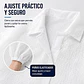 Cotona de Visita Desechable Color Blanco con Velcro – Embalaje 100 Unidades - Miniatura 5