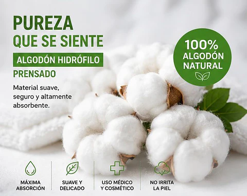 Tórulas de Algodón Premium 0,5 g Jumala – Embalaje 20.000 Unidades (200 Paquetes x 100 Unidades)