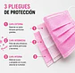 Mascarilla Desechable 3 Pliegues Color Rosado – Embalaje 2.000 Unidades (40 Cajas x 50 Unidades) - Miniatura 3