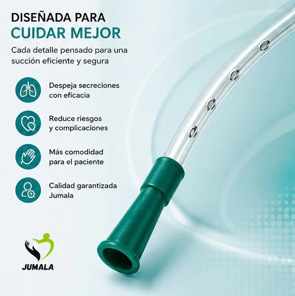 Sonda de Succión Estéril 10 FR Jumala – Embalaje 600 Unidades (6 Cajas x 100 Unidades) 3