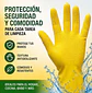 Guantes Látex Amarillo Limpieza – Embalaje 288 Unidades (144 Paquetes x Par) - Miniatura 1