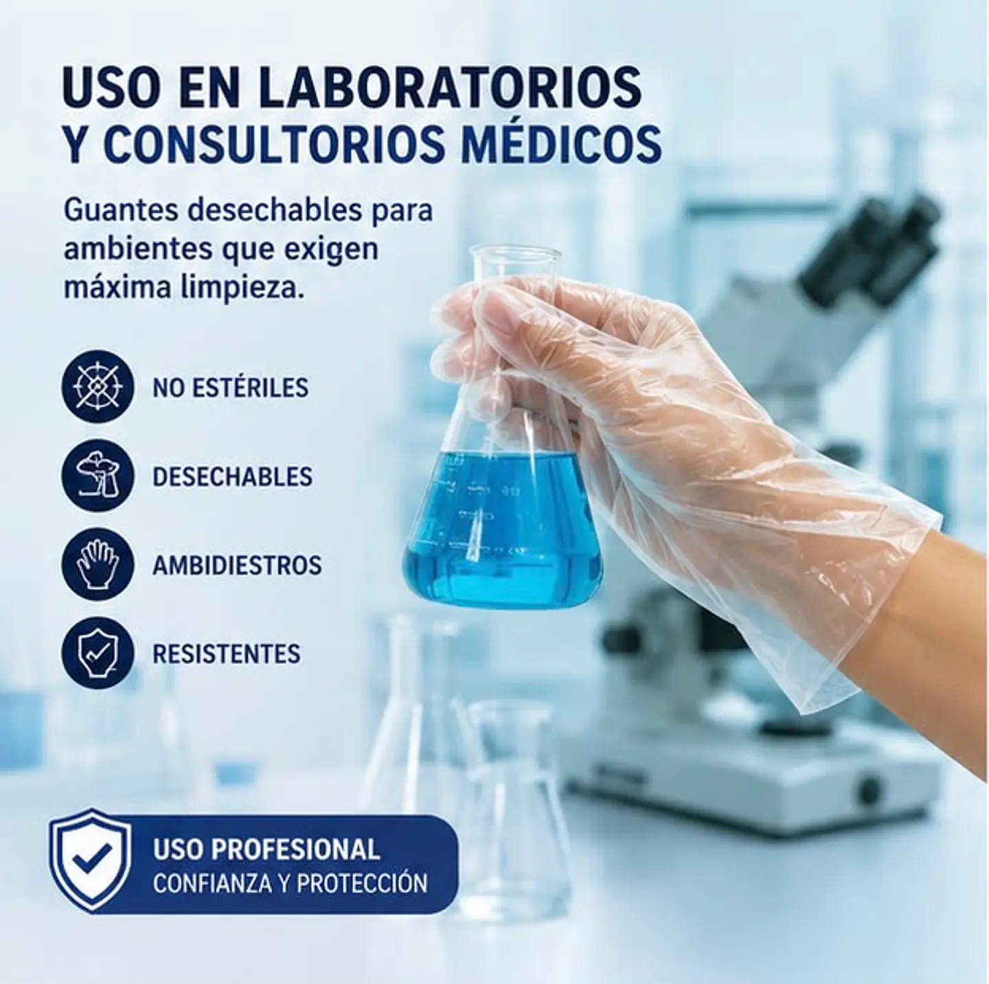 Guantes Desechables Multiusos Polietileno – Embalaje 10.000 Unidades (100 Paquetes x 100 Unidades) 2