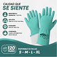 Guantes Nitrilo Industrial Verde Limpieza – Embalaje 120 Pares - Miniatura 3