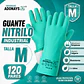 Guantes Nitrilo Industrial Verde Limpieza – Embalaje 120 Pares - Miniatura 6