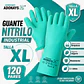 Guantes Nitrilo Industrial Verde Limpieza – Embalaje 120 Pares - Miniatura 7
