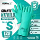 Guantes Nitrilo Industrial Verde Limpieza – Embalaje 120 Pares - Miniatura 8