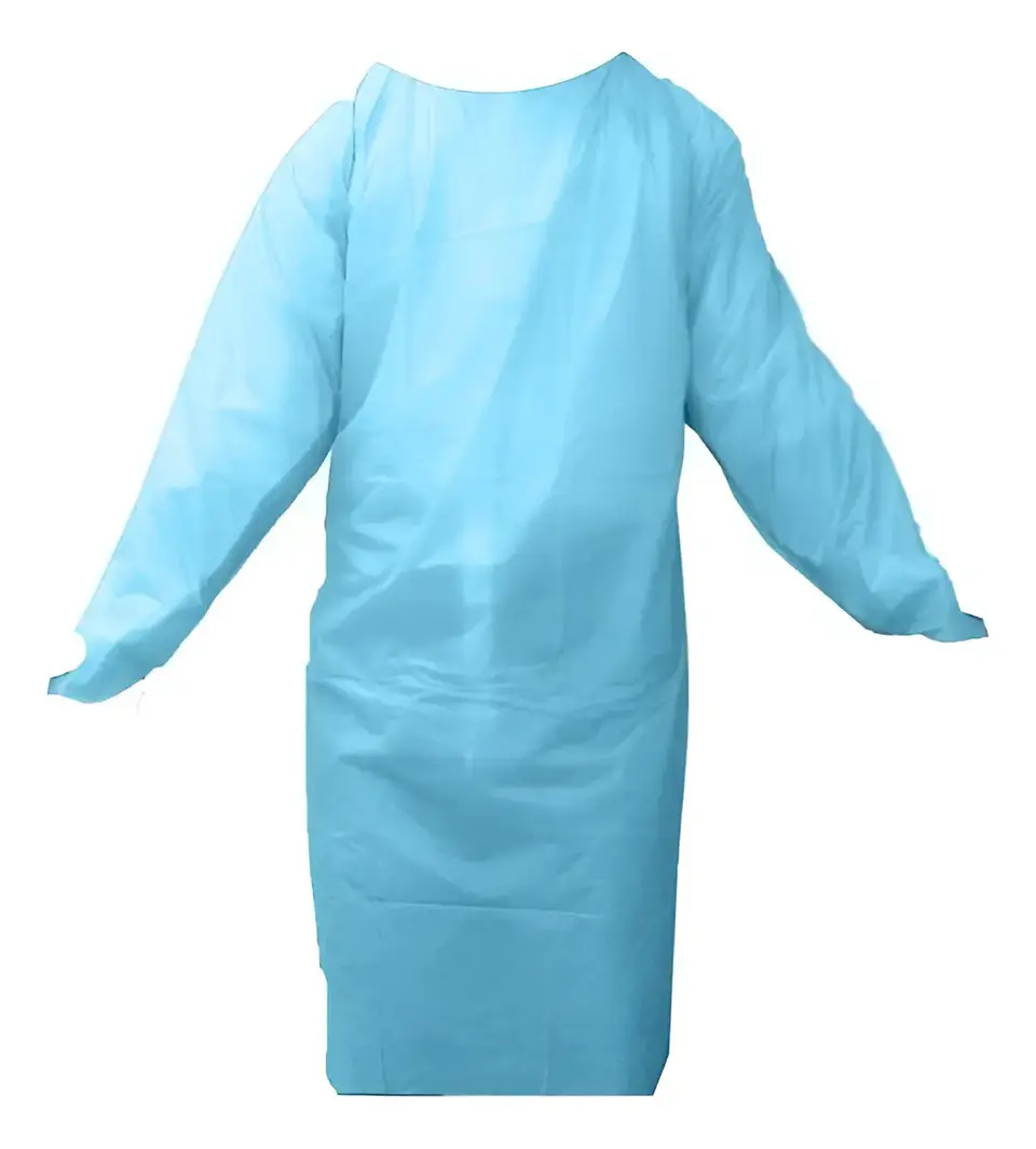 Pechera Plástica Desechable Azul – Embalaje 200 Unidades 5