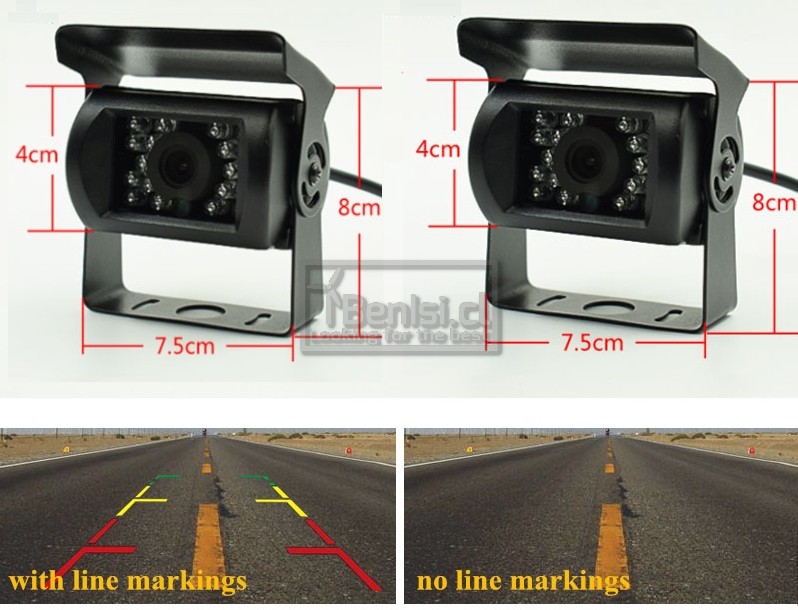 CAMARA RETROCESO 18 LED CON LINEA PROXIMIDAD