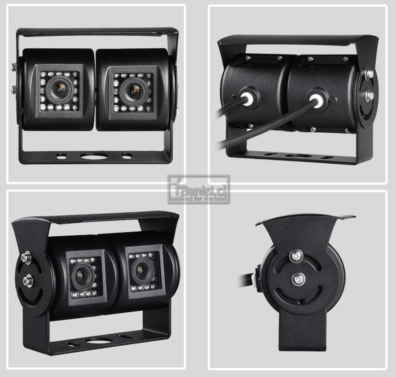 CAMARA RETROCESO DUAL / DOBLE 12 X 2 LED