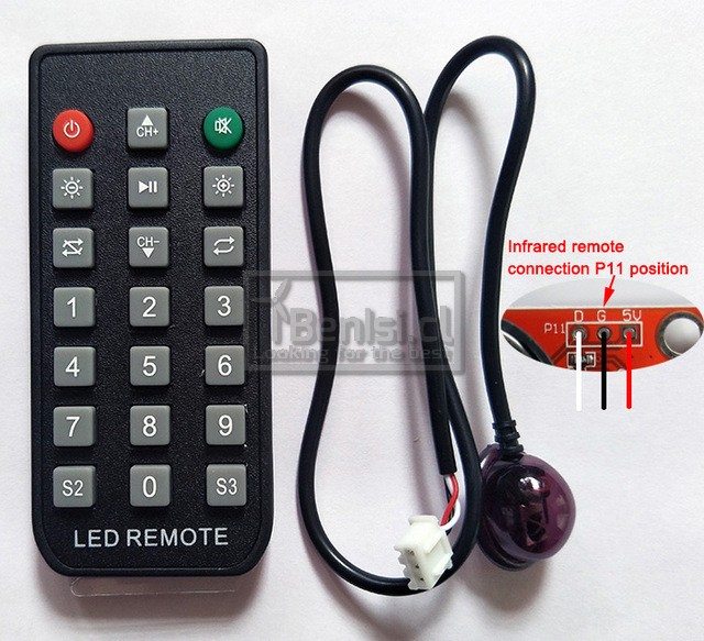 CONTROL REMOTO HD-909IR PARA CONTROLADOR HD-U60