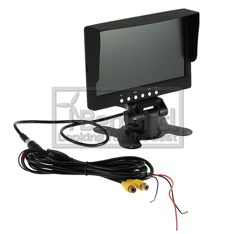 PANTALLA / MONITOR 7 PULGADAS C/SOPORTE MULTIVOLTAJE