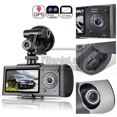 CAMARA FRONTAL R300 2.7 / GPS / SD32GB