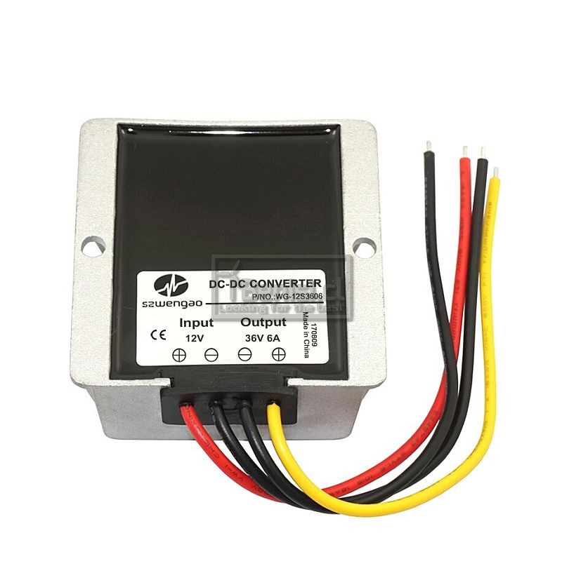 INVERSOR / CONVERTIDOR DC-DC 12V/24V A 36V 6A 216W