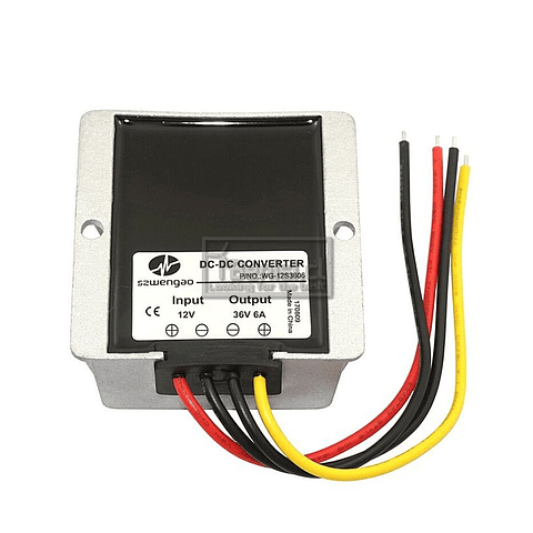 INVERSOR / CONVERTIDOR DC-DC 12V/24V A 36V 6A 216W