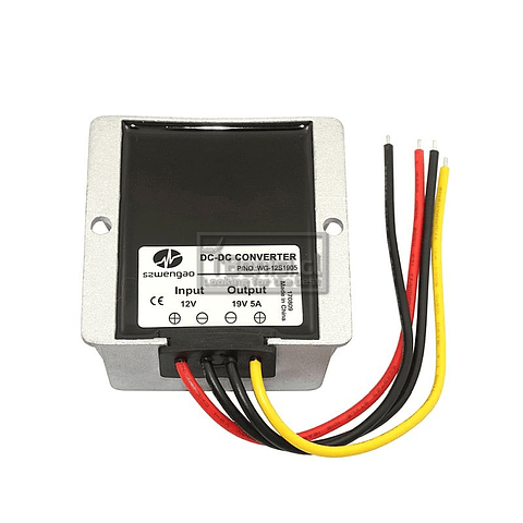 INVERSOR / CONVERTIDOR DC-DC 12V A 19V 5A 95W