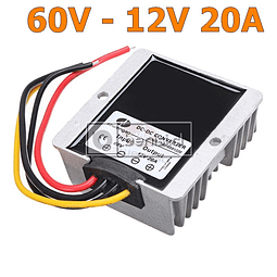 INVERSOR / CONVERTIDOR DC-DC 60V A 12V 20A 240W