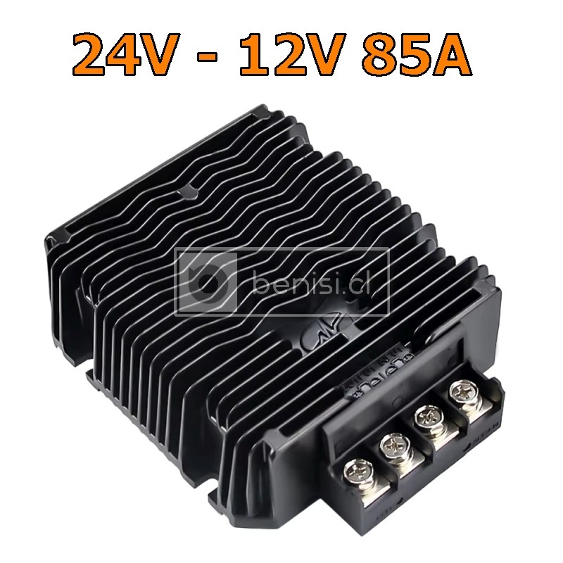 INVERSOR / CONVERTIDOR DC-DC 24V A 12V 85A 1050W