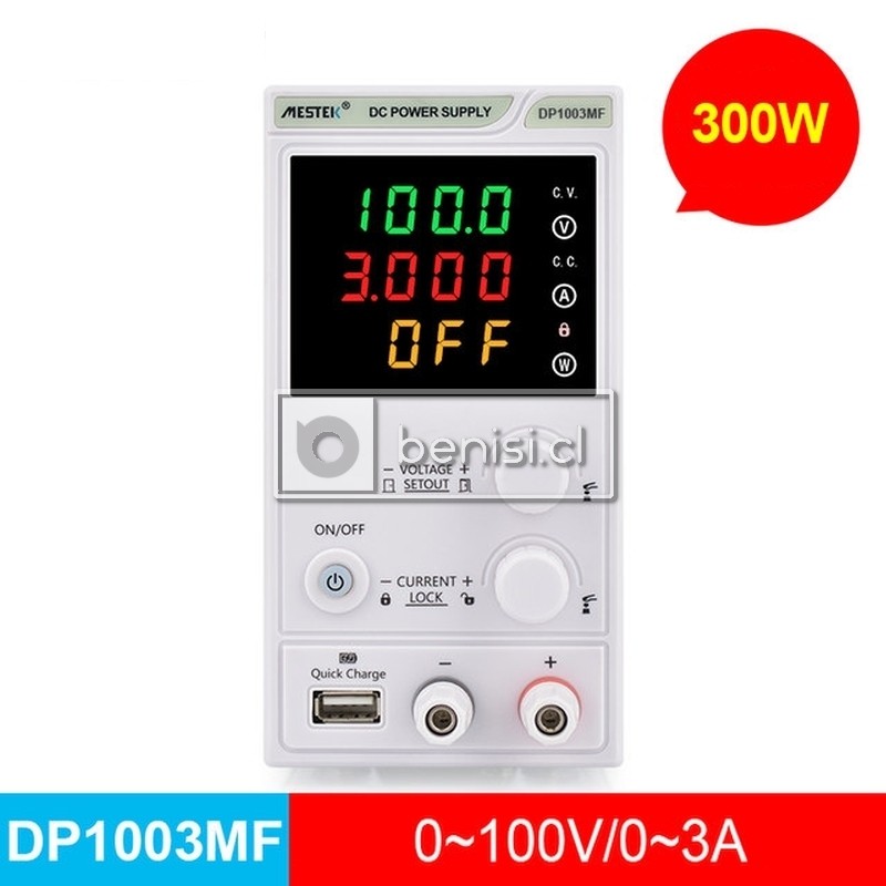 FUENTE PODER REGULABLE 100V 3A