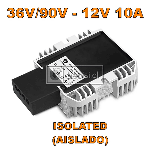 CONVERSOR AISLADO DC-DC 36V/90V A 12V 10A 120W