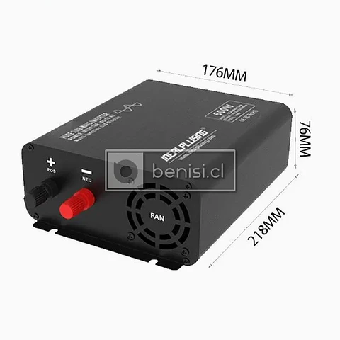 INVERSOR ONDA PURA DC-AC 24V A 230V 600W