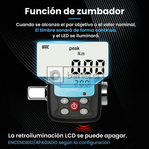 LLAVE DE TORQUE DIGITAL 200N