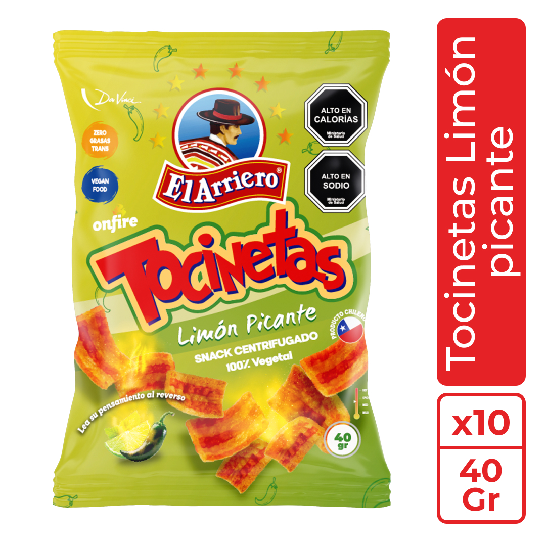 Tocineta Limón Picante 40 gr 1