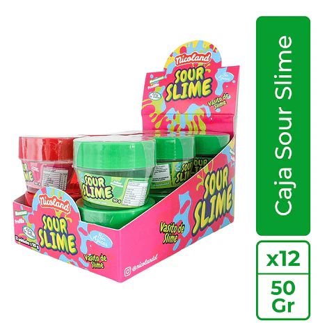 Caja de 12 Display de Sour Slime