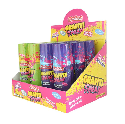 Caja de 8 display de Grafiti Spray 