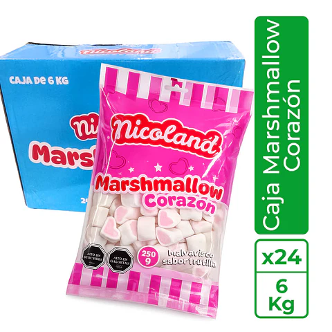 Caja Marshmallow Corazón