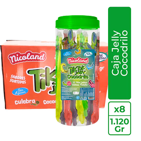 Caja Nicoland Jelly Cocodrilo