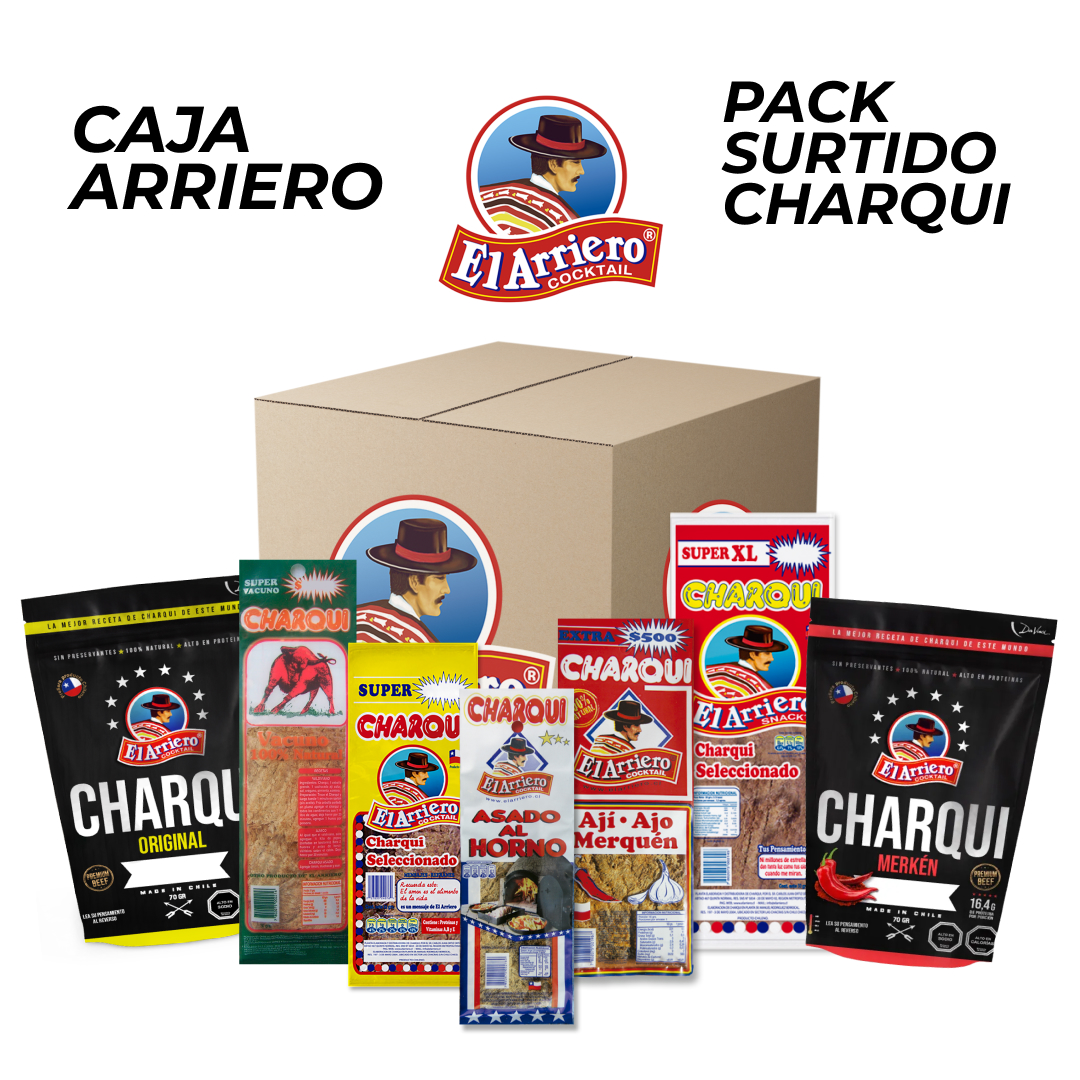 Caja surtida de Charquí El Arriero 1