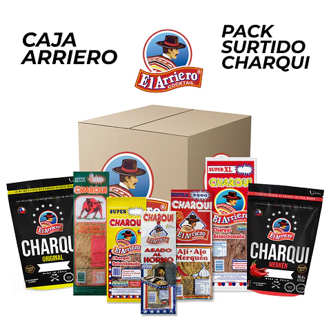 Caja surtida de Charquí El Arriero