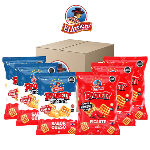Caja Raquety 110gr (surtido)