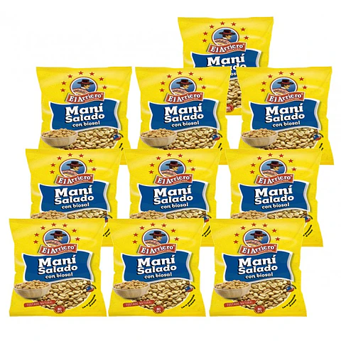 Maní salado 80 gr El Arriero