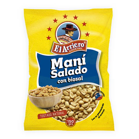 Maní salado 150gr El Arriero