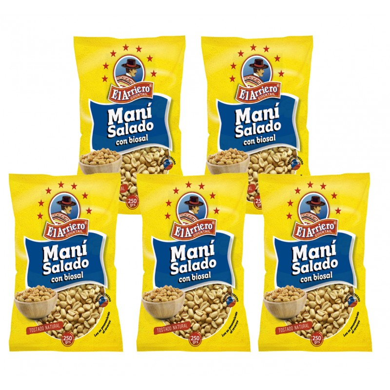 Maní salado 250gr El Arriero 2